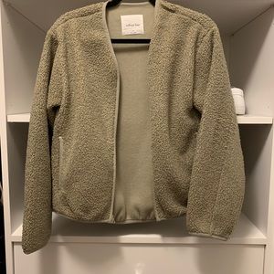 Wilfred short lined Sherpa jacket